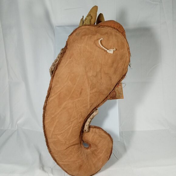 Cornucopia Horn Of Plenty Basket Thanksgiving Handmade Fabric Table Wall Mount - Picture 2 of 16